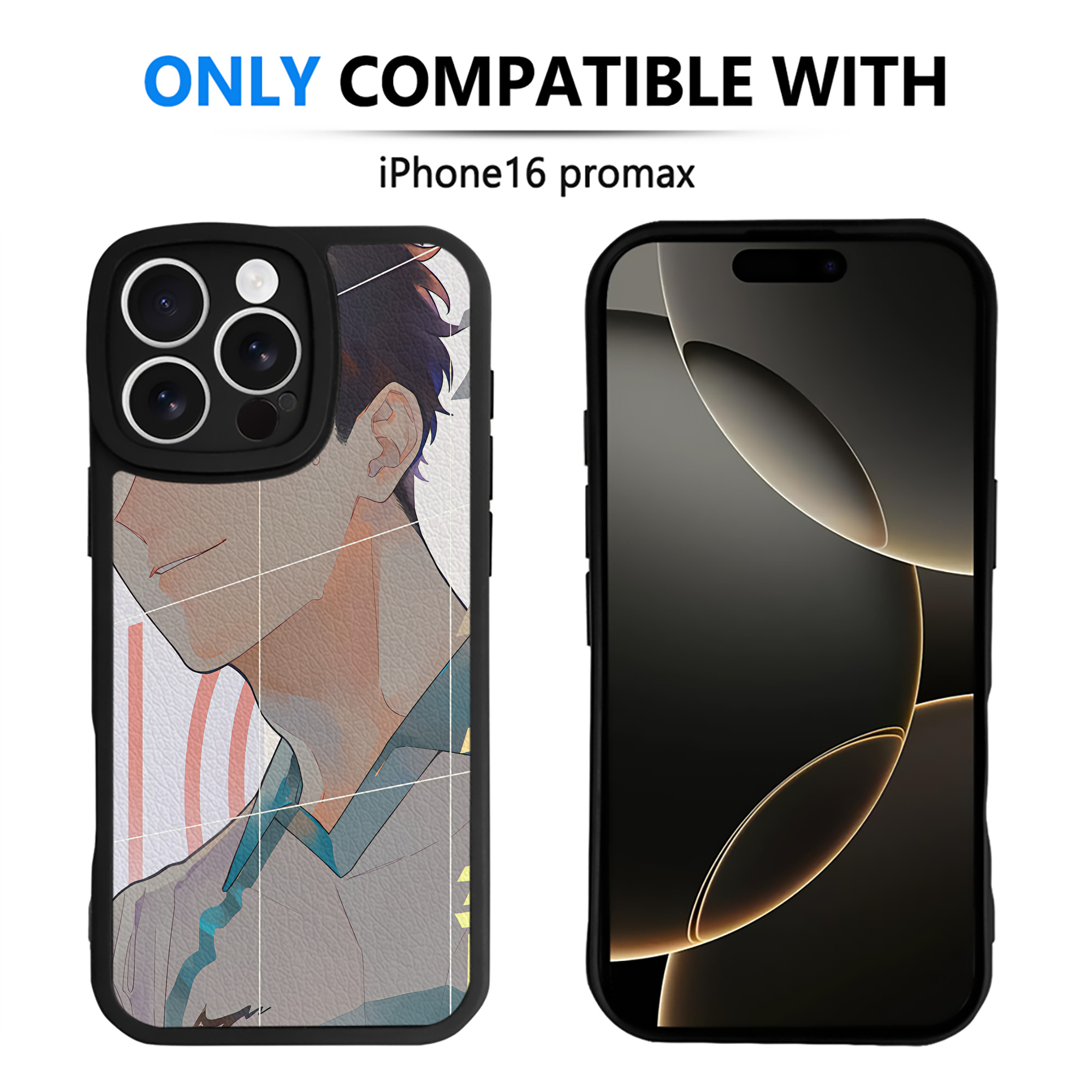 （画像用） ハイキュー!! Haikyu!! 【iPhone 16シリーズ対応】シリコンスマホケース（レザー調） 材質：シリコン